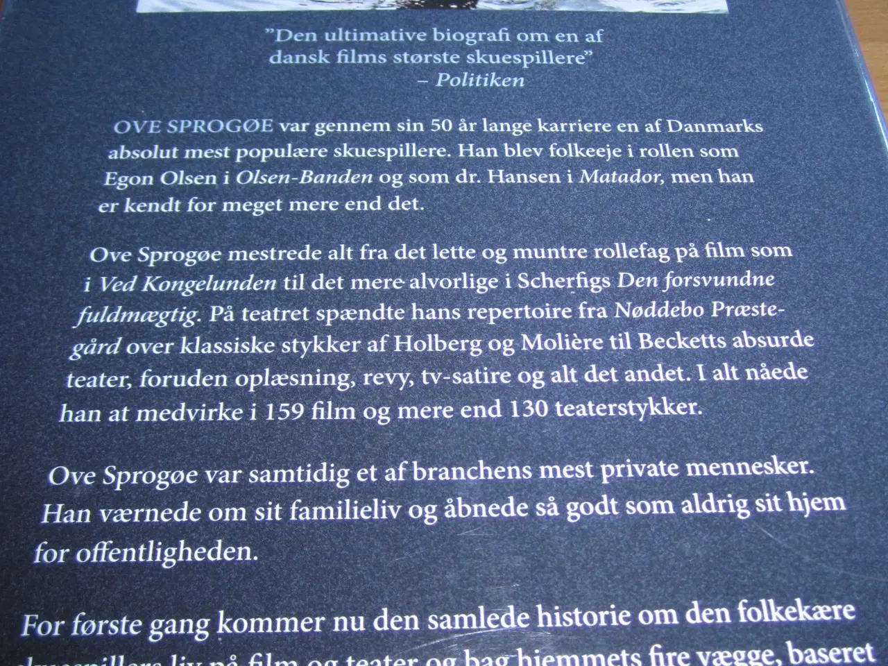 Billede 2 - OVE SPROGØE. EN BIOGRAFI.