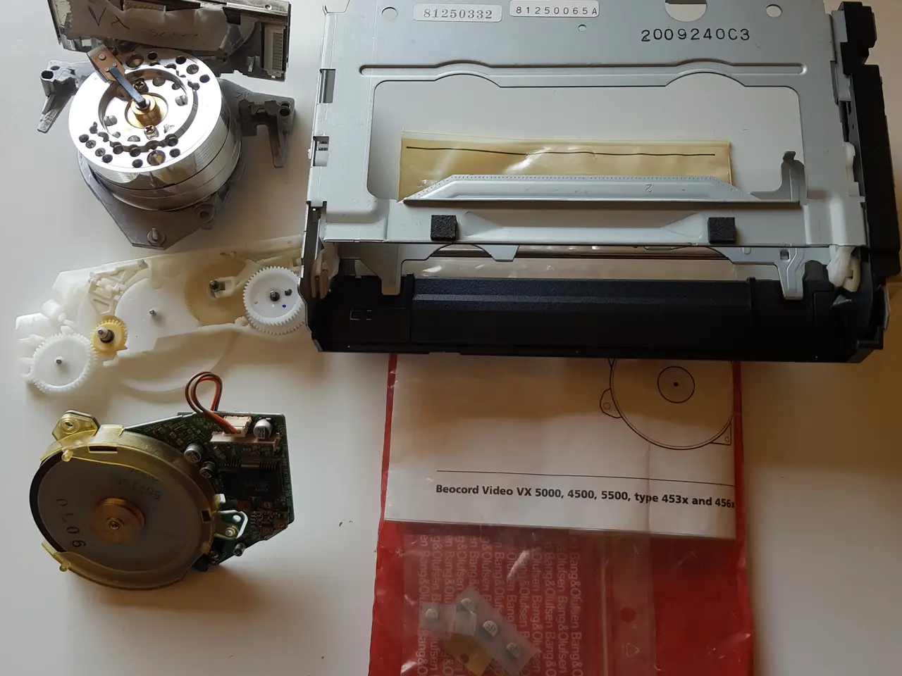 Billede 1 - B&O Video VX4500,5000,5500 reservedele