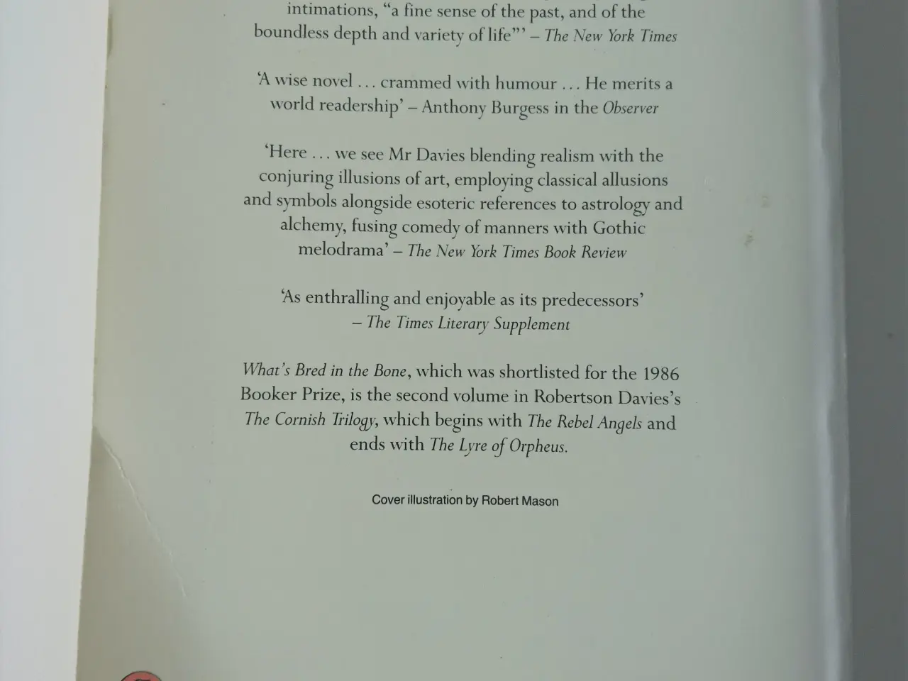 Billede 2 - What's Bred in the Bone. Robertson Davies