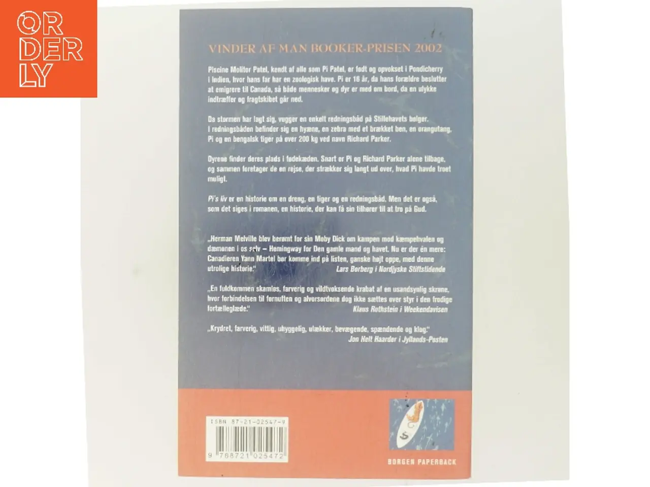 Billede 3 - Pi's liv : roman af Yann Martel (Bog)
