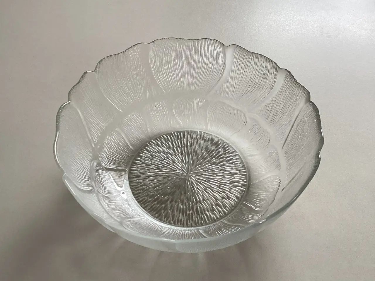 Billede 2 - 2 stk store glas skåle