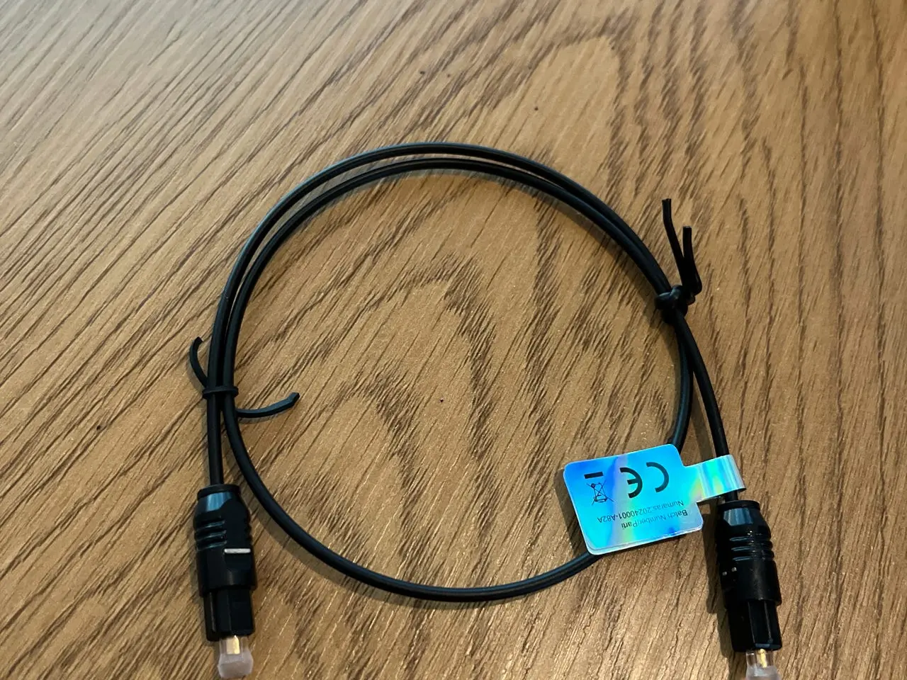 Billede 2 - Optisk toslink Digital kabel - 0,5m