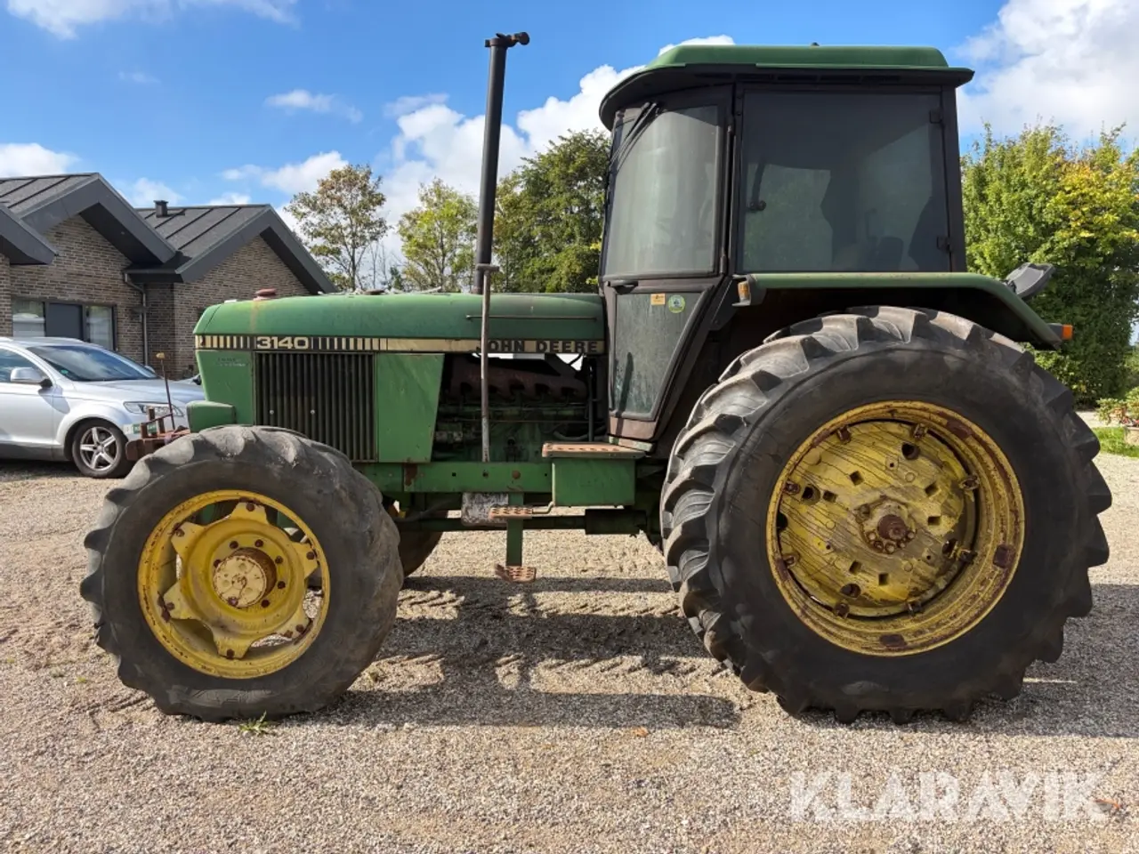 Billede 2 - Traktor John Deere 3140 med tvillingehjul