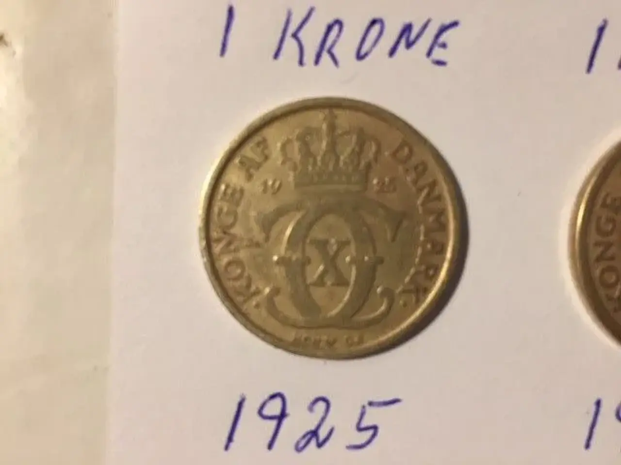 Billede 2 - Gule 1 kroner