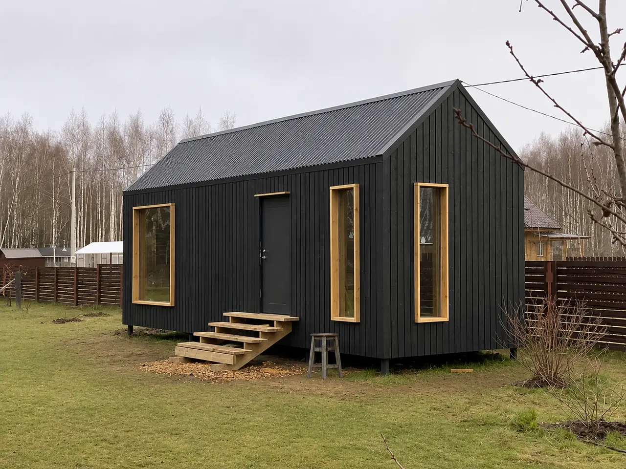 Billede 2 - Isoleret glas anneks, hobbyrum, tinyhouse,skur