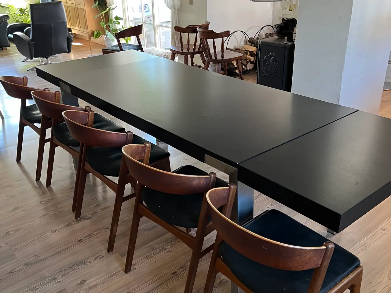 Billede 4 - Sofabord og spisebord i sort/børstet stål