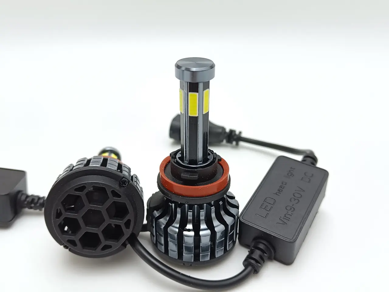 Billede 6 - NY! 360° LED Pærer H8 / H9 / H11 16000LM 6000K