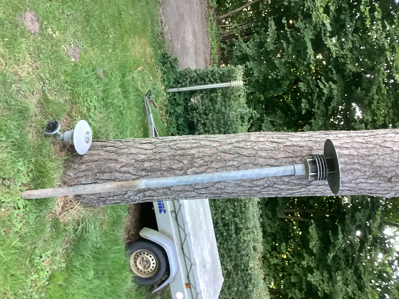 Billede 4 - Havelamper + væglampe galvaniseret 220v