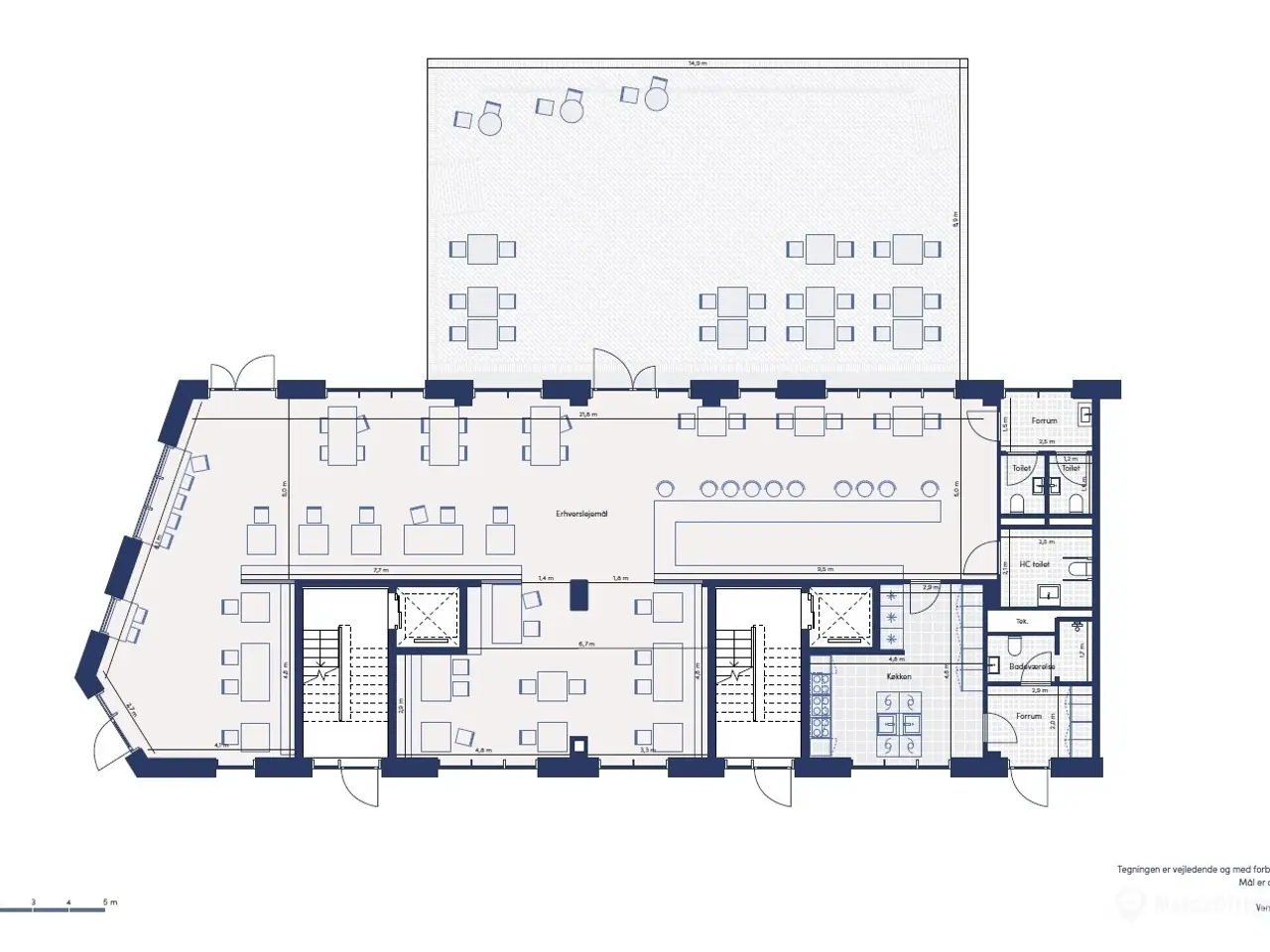 Billede 5 - 258 m² restaurant/café • Nyopført • Nabo til Netto