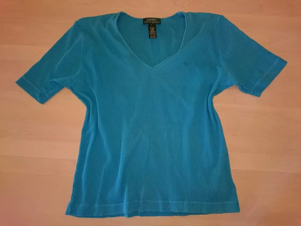 Billede 1 - Ralph Lauren tyrkis t-shirt str 42/44