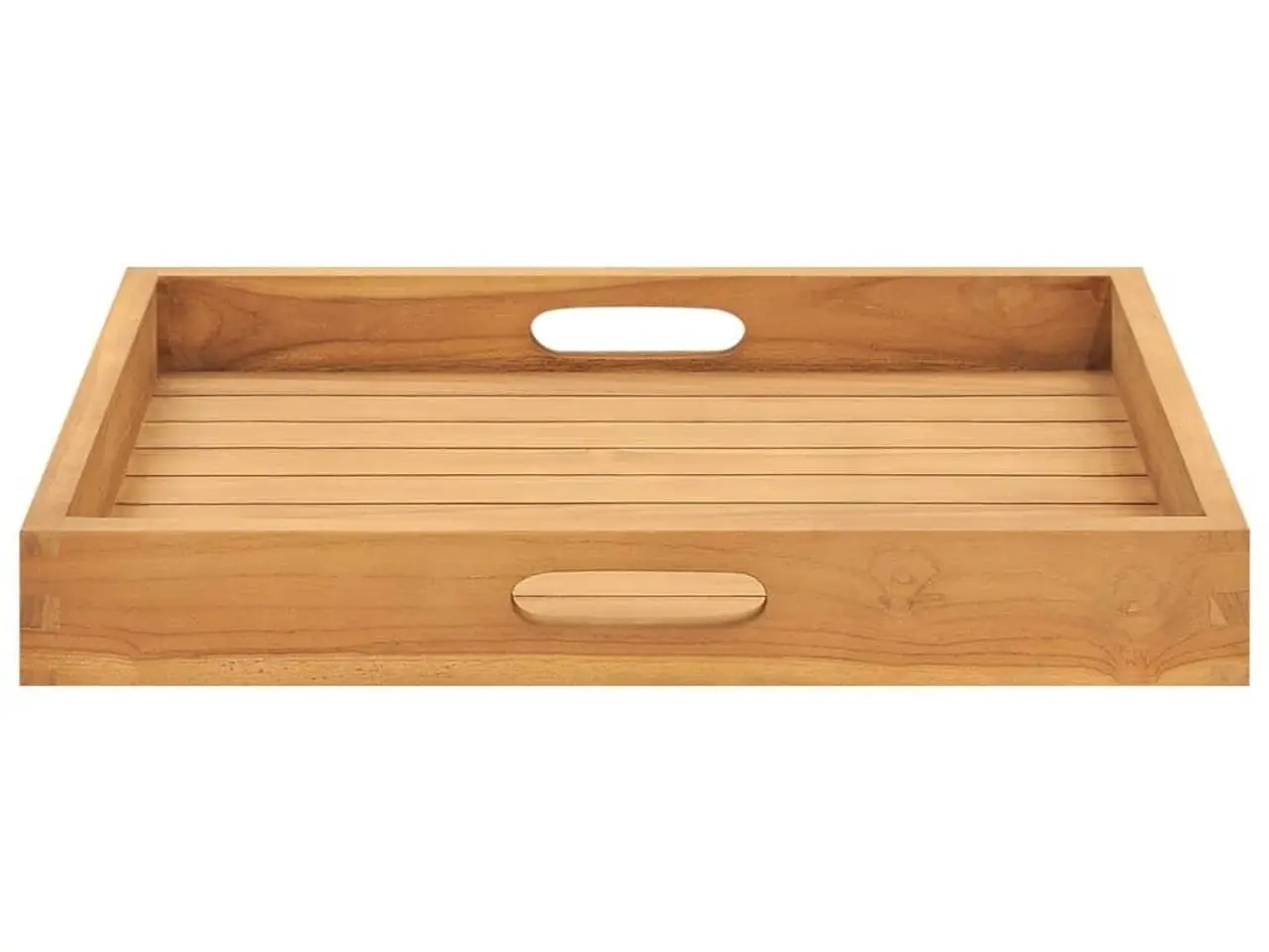 Billede 4 - Serveringsbakke i massivt teaktræ - 50 x 50 cm