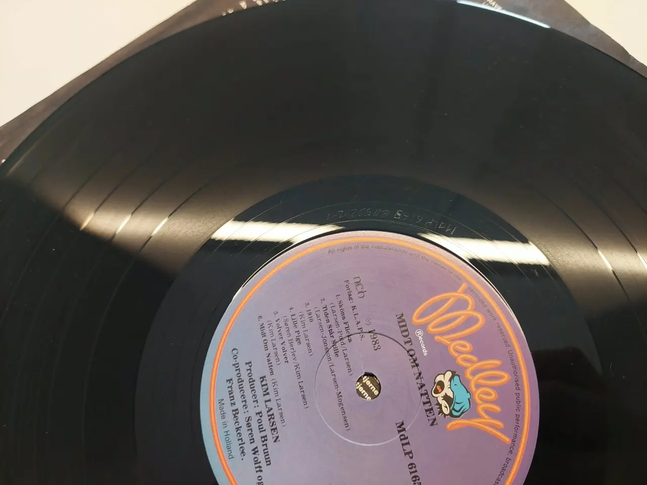 Billede 8 - Kim Larsen – Midt om natten 1 pressning (NL)