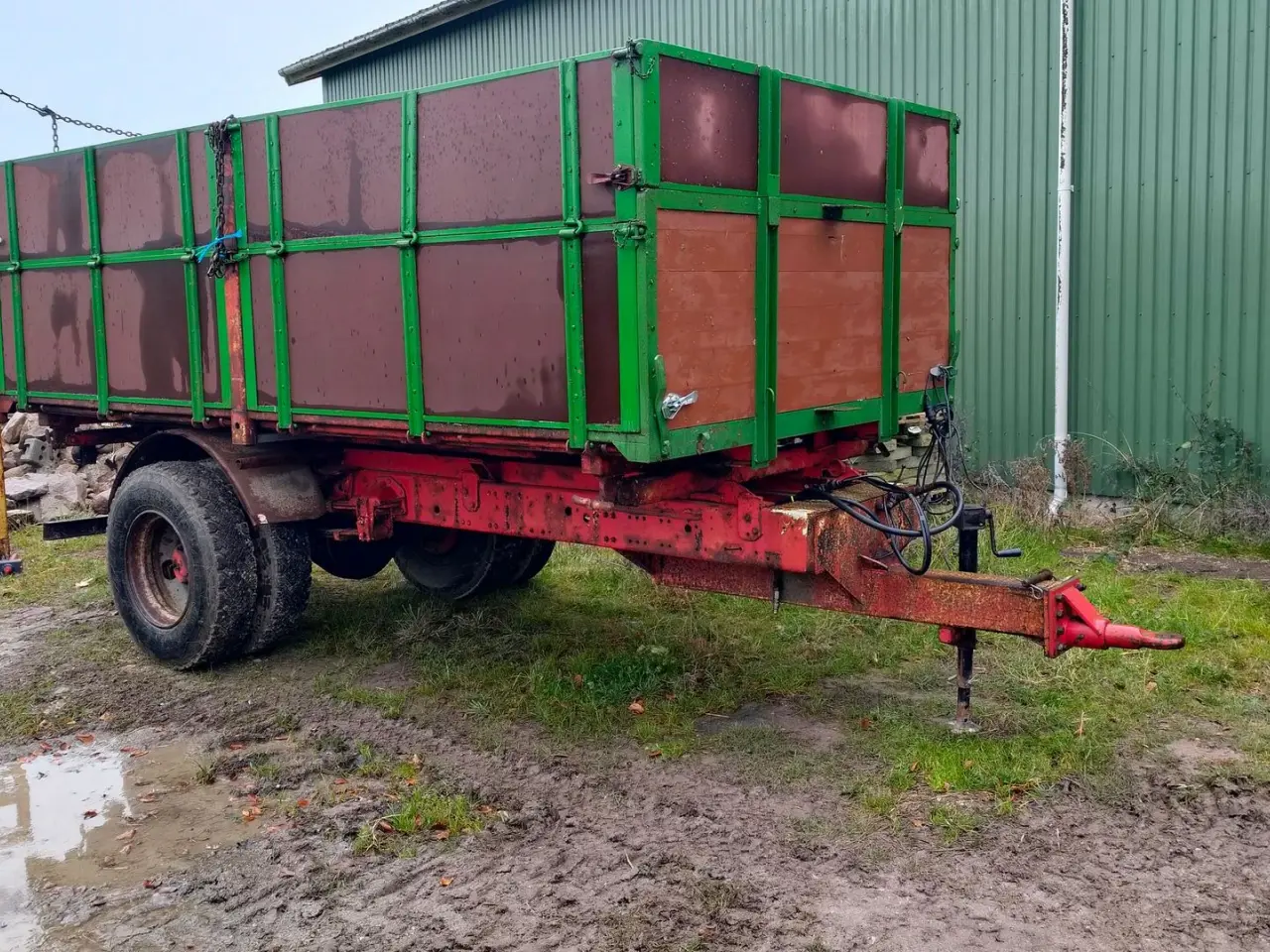 Billede 2 - - - - lastbiltipvogn 1 akslet ca. 8-10 tons