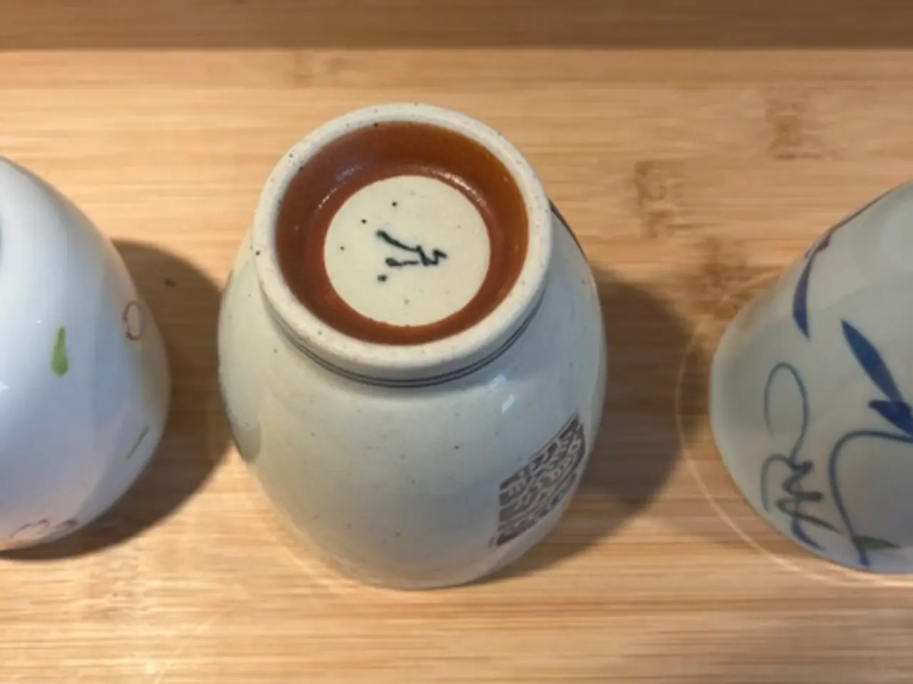 Billede 7 - 3 smukke asiatiske tekopper - 2 med stempel 