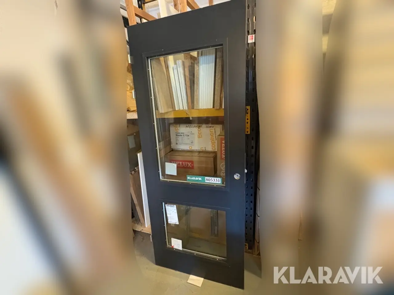 Billede 1 - Branddør Swedoor BD-60 - med to glasfelter