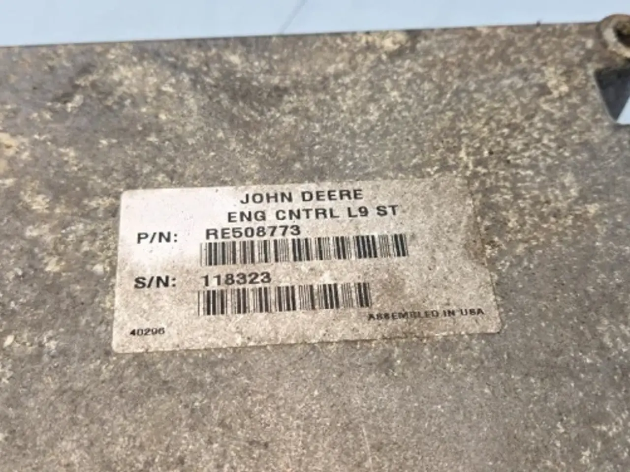 Billede 14 - John Deere 9780 Motor Kontroller RE508773