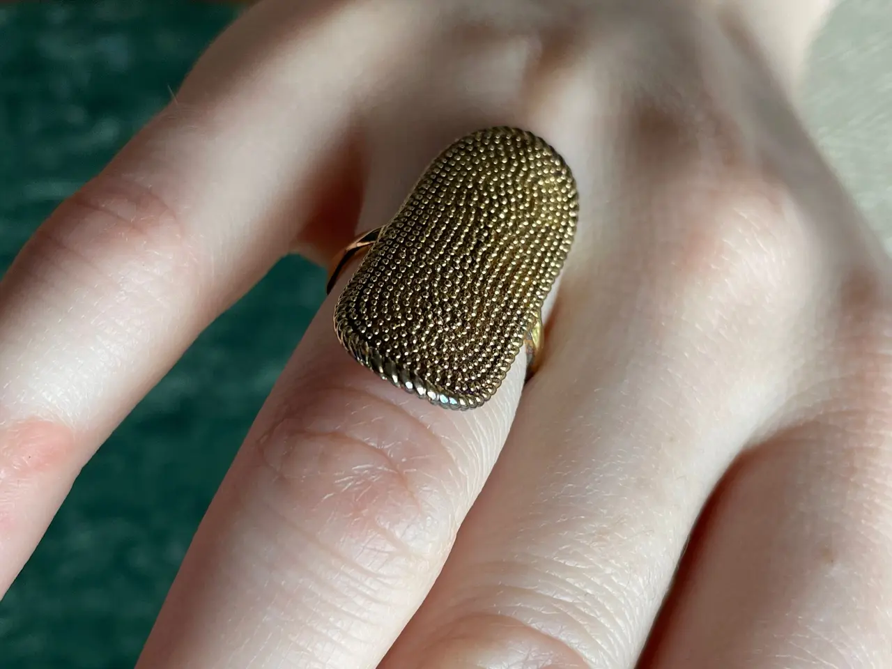 Billede 9 - Carré Jewellery forgyldt ring