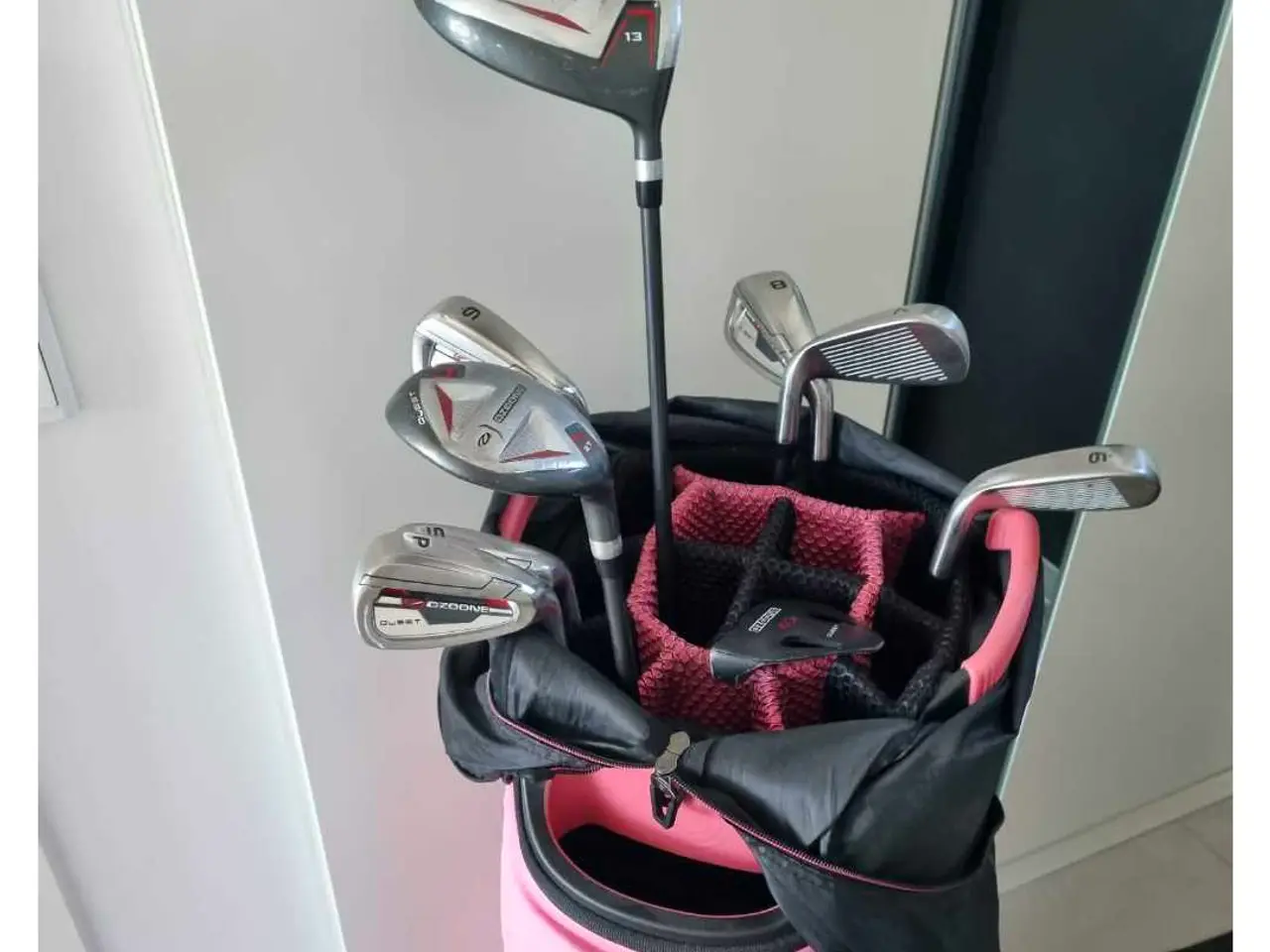 Billede 2 - Komplet golf sæt med vogn 