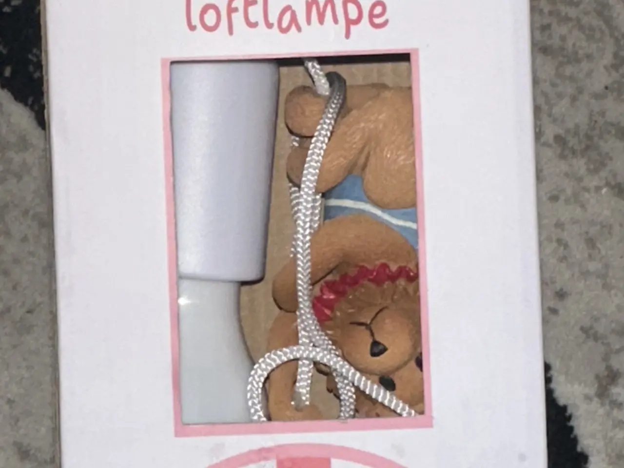 Billede 1 - Loftlampe med figur LED pære