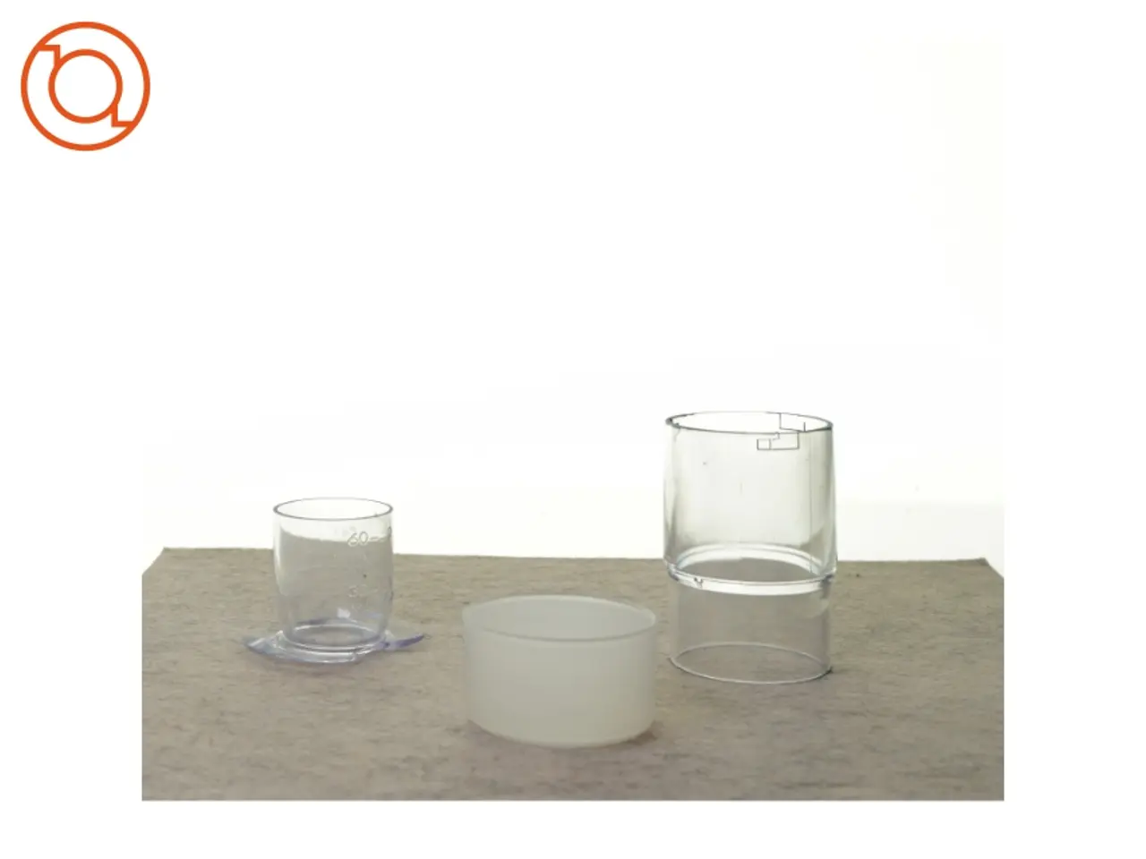 Billede 1 - Glas (str. 9 x 6 cm 7 x 4 cm 5 og 4 cm)