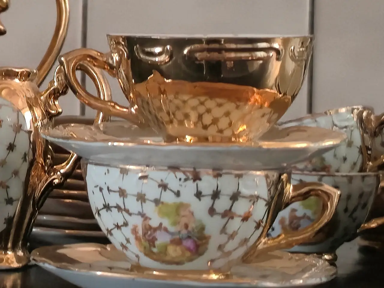Billede 4 - Guld-Kaffestel-Beyerthal til 12 personer