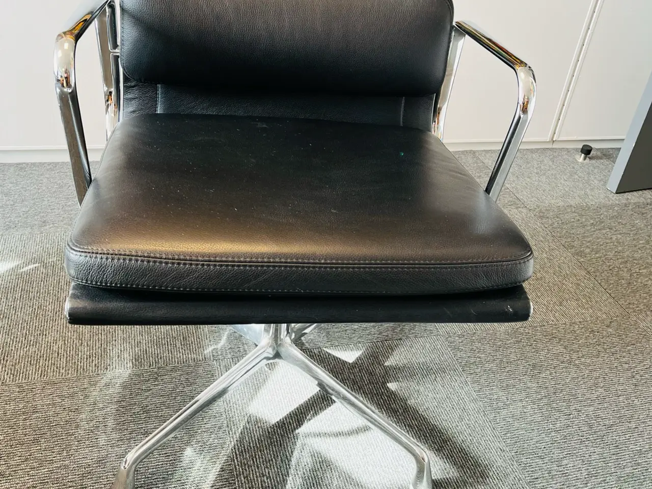 Billede 5 - Soft Pad Ea-208 sort læder. 4 stk