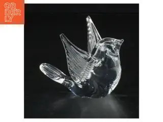 Glasfugl figur (str. 7 x 9 x 7 cm)
