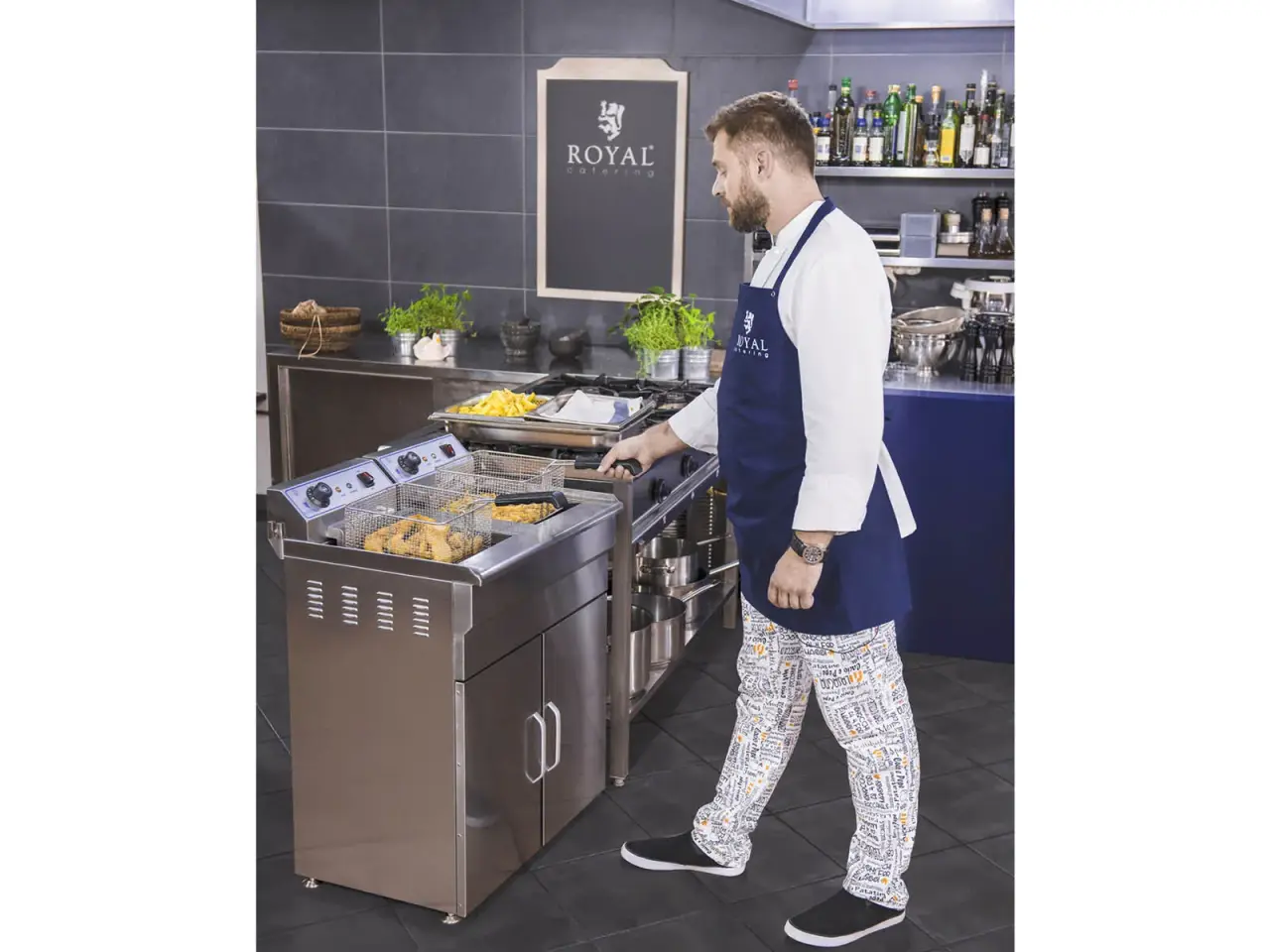Billede 5 - Frituregryde 2x 16 Liter – med Underskab