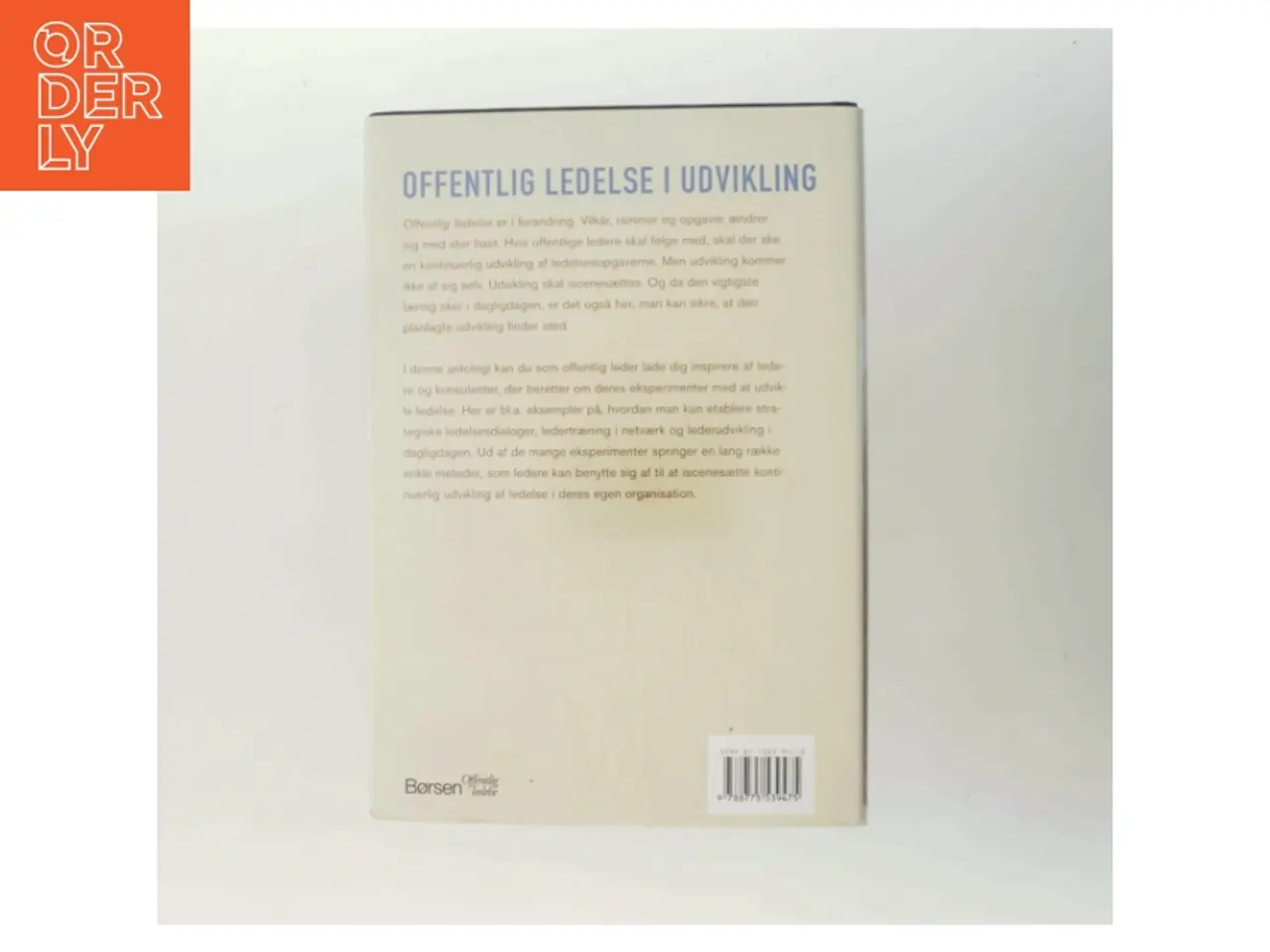 Billede 3 - Offentlig ledelse i udvikling (Bog)