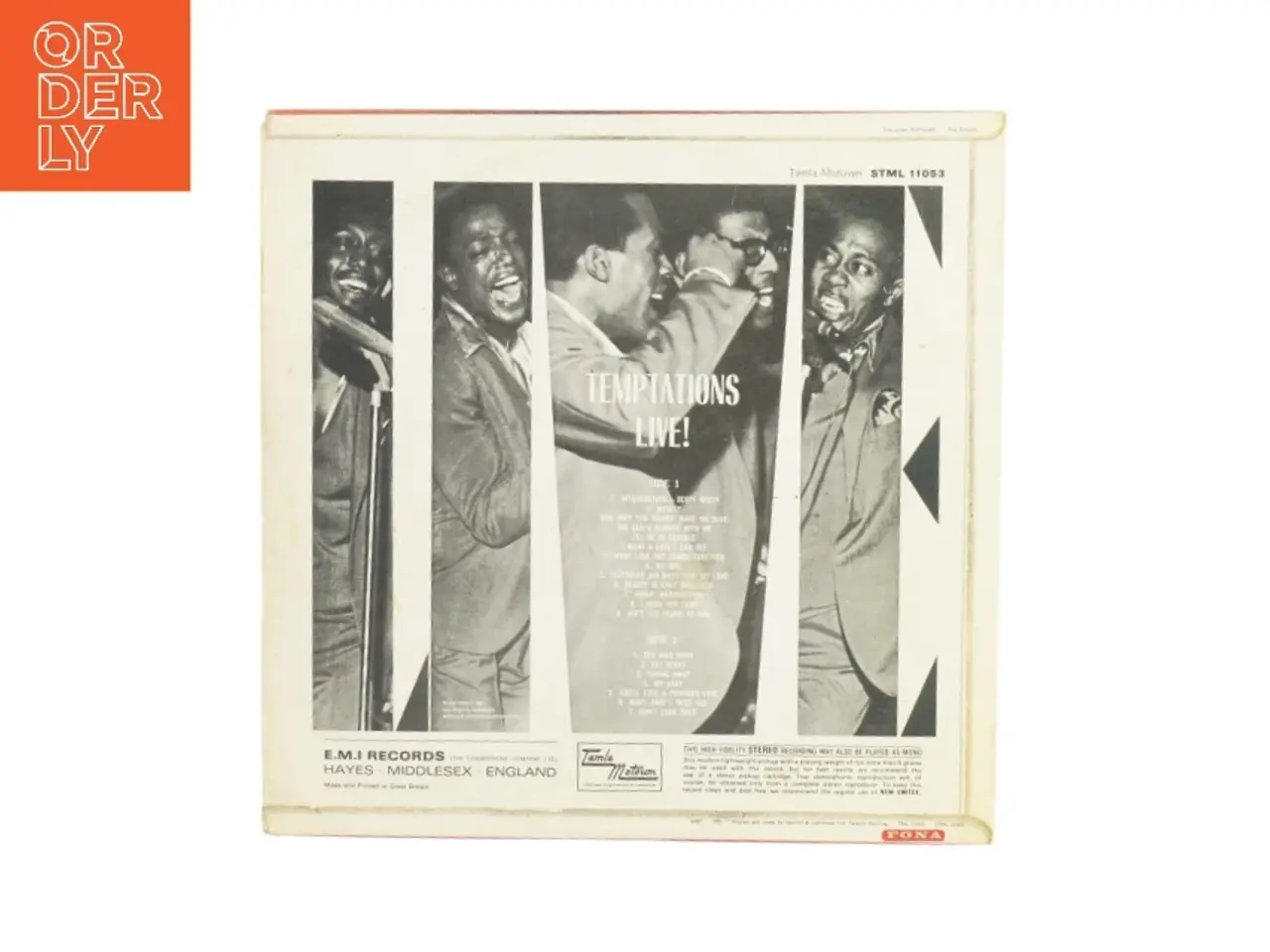 Billede 2 - Temptations LIVE! vinylplade
