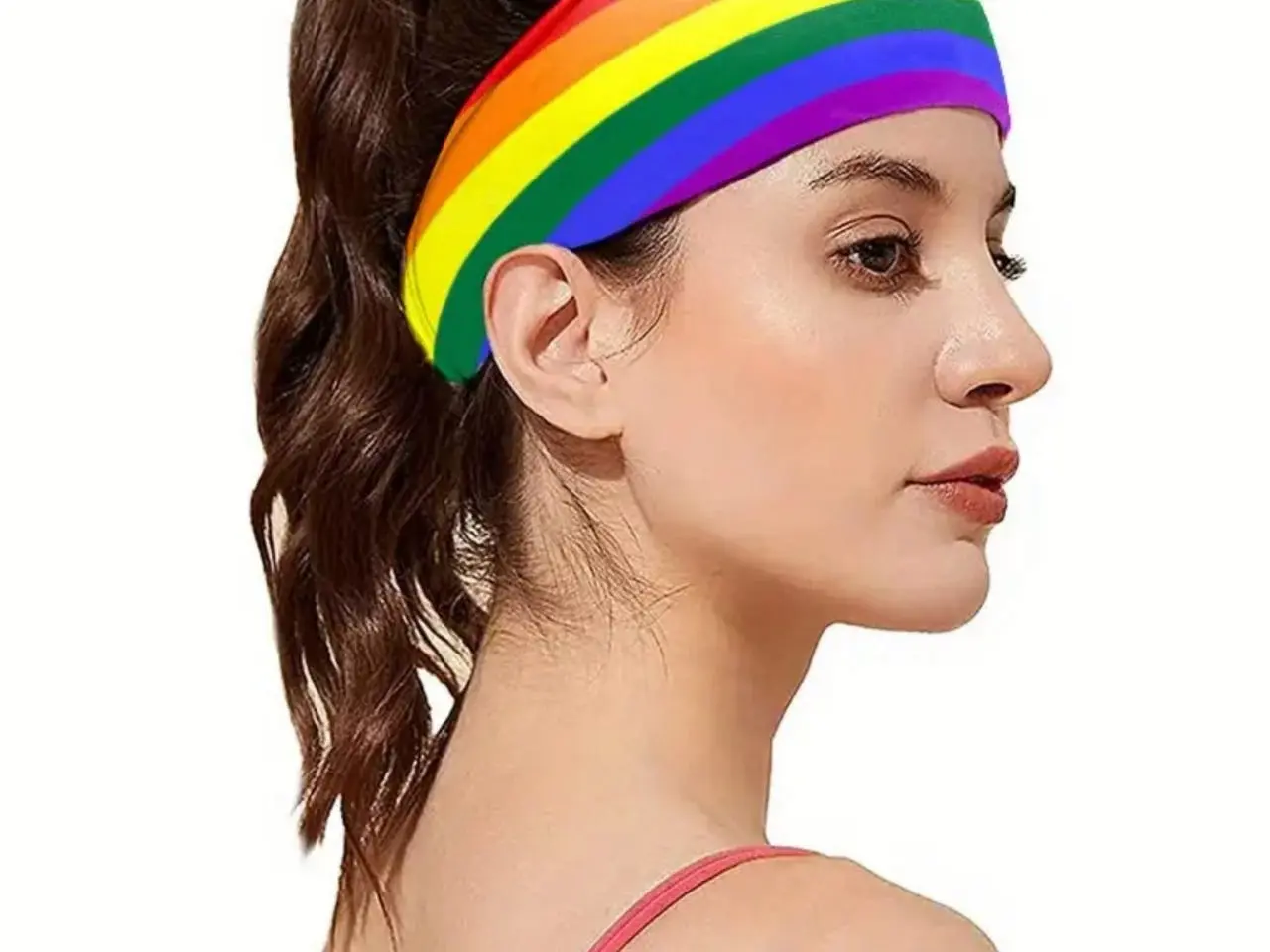 Billede 1 - Regnbue pandebånd / Pride svedbånd