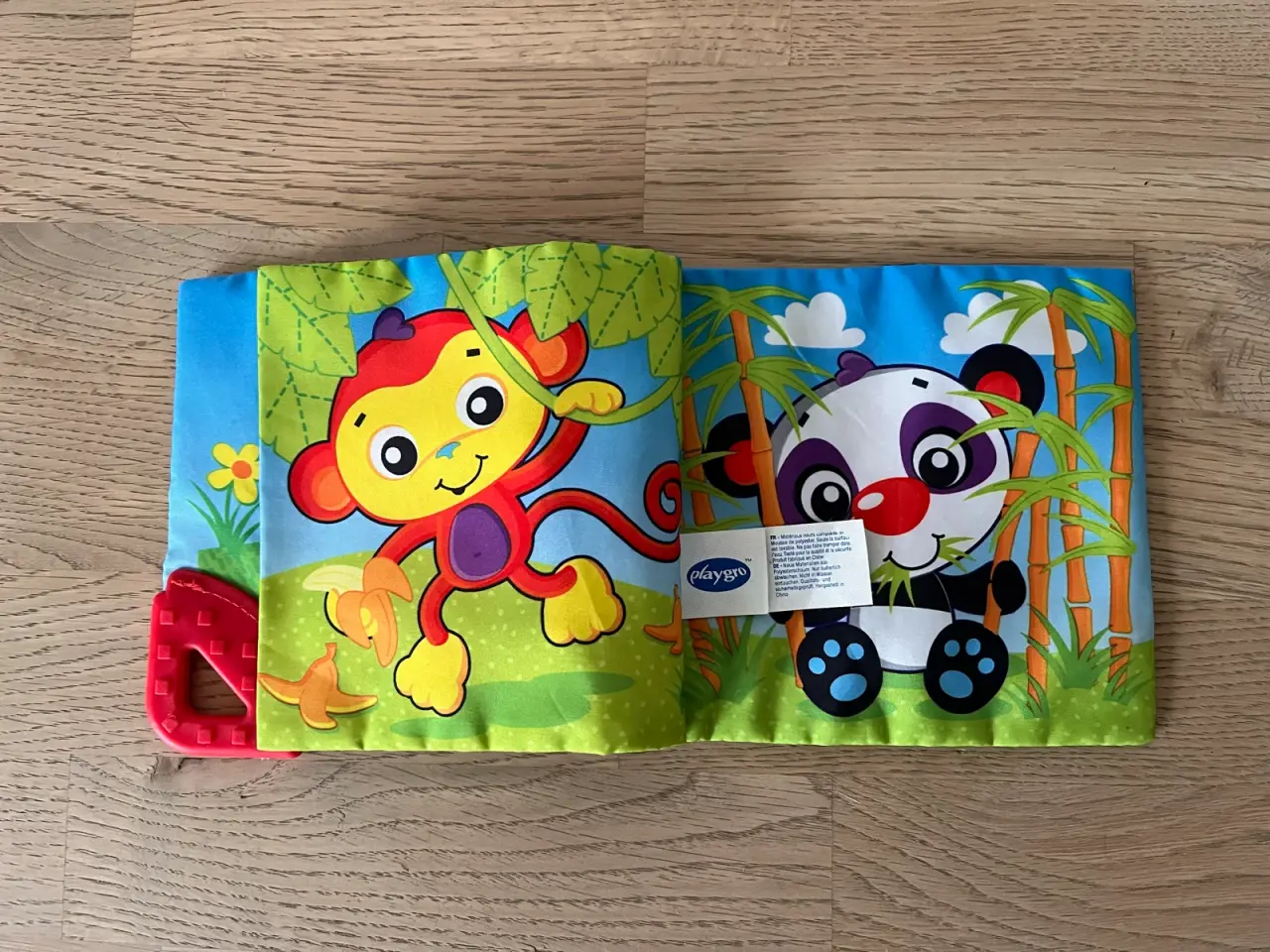 Billede 3 - Playgro knitrebog / stofbog med håndtag