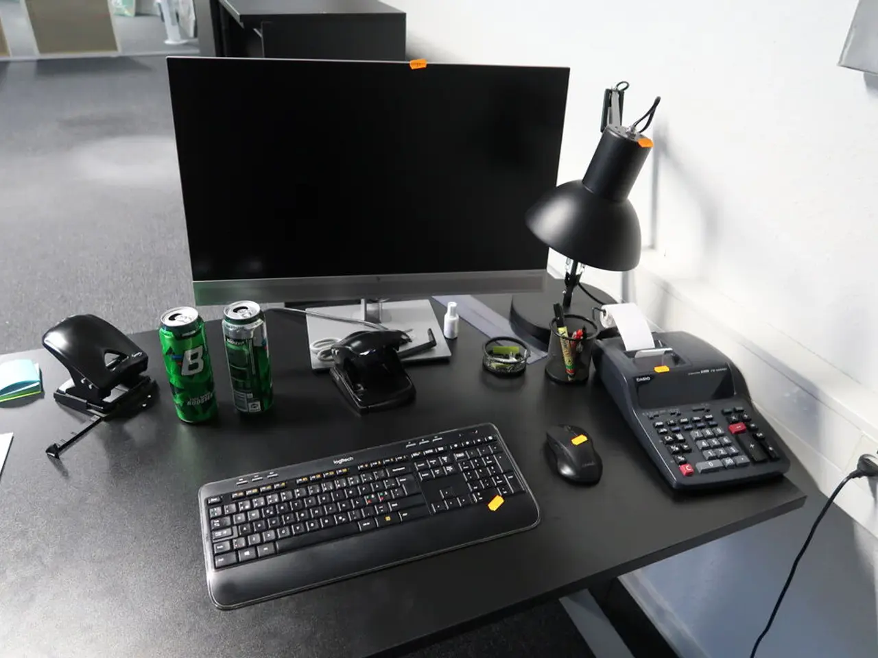 Billede 2 - Computerskærm HP E273m, tastatur, mus, lommeregner