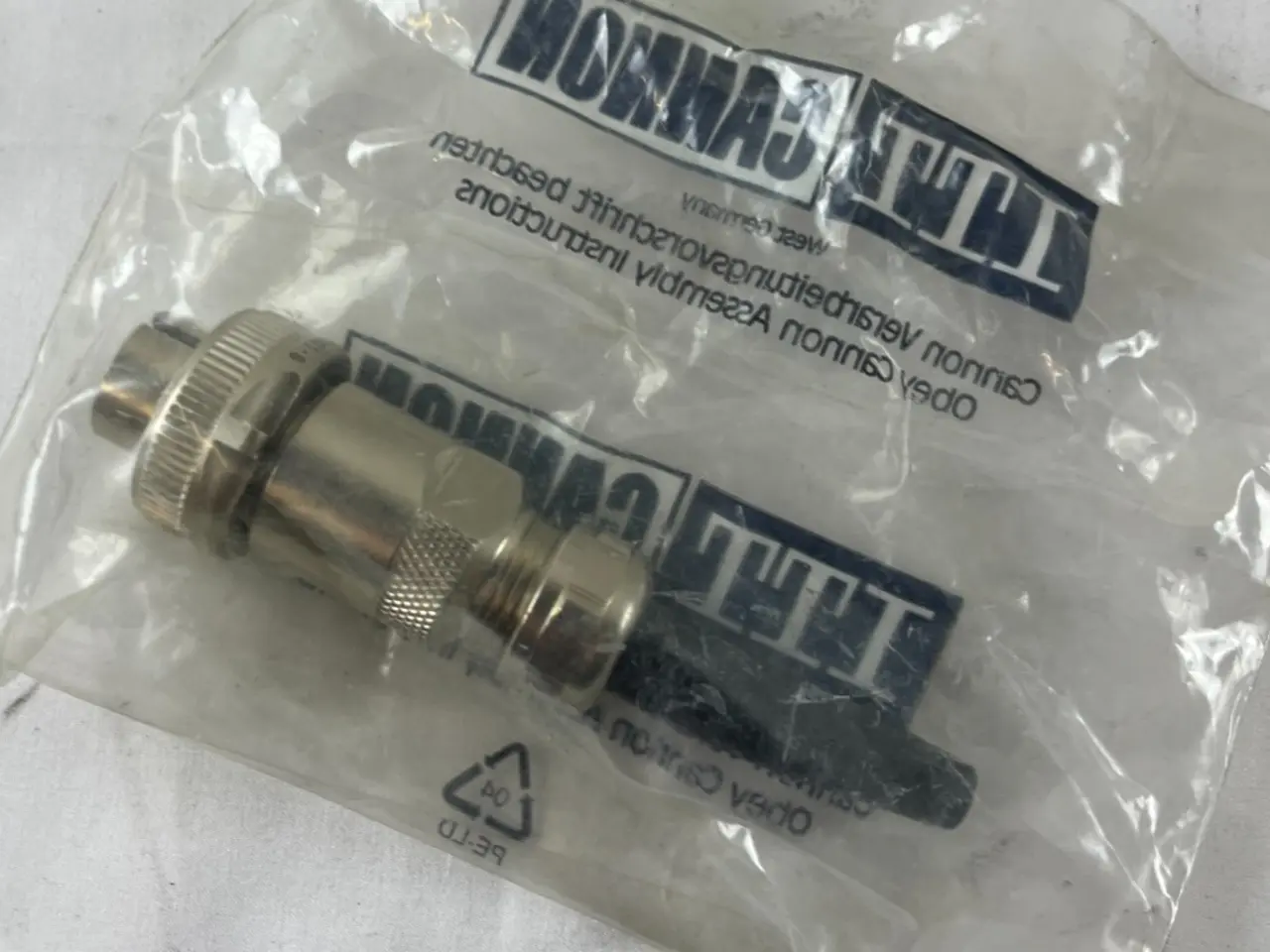 Billede 1 - ITT Cannon Circular stik Plug Metal Field Wireable