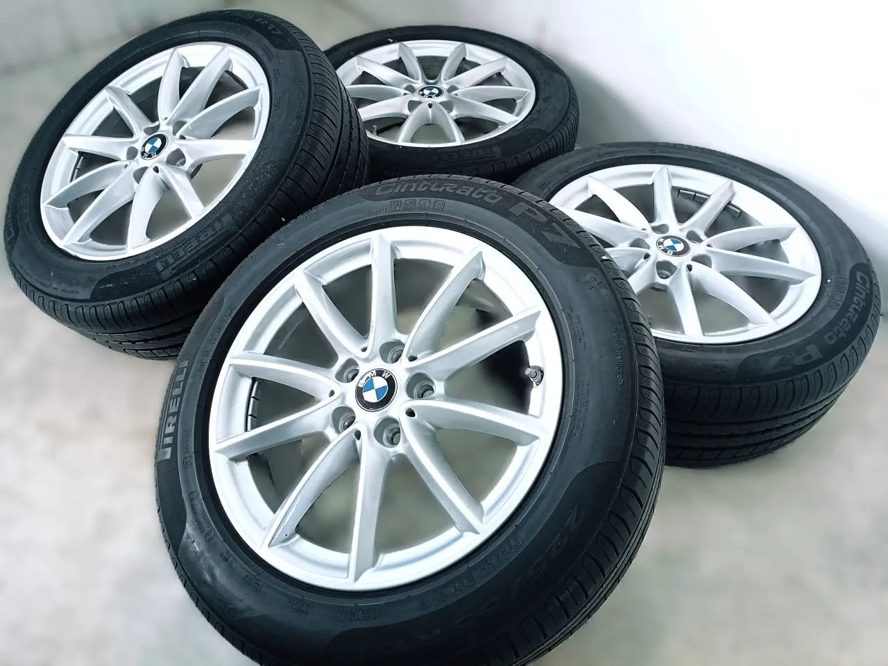 Billede 2 - 5x112 17" ET52 nav 66,6ø BMW sommersæt inkl.TPMS