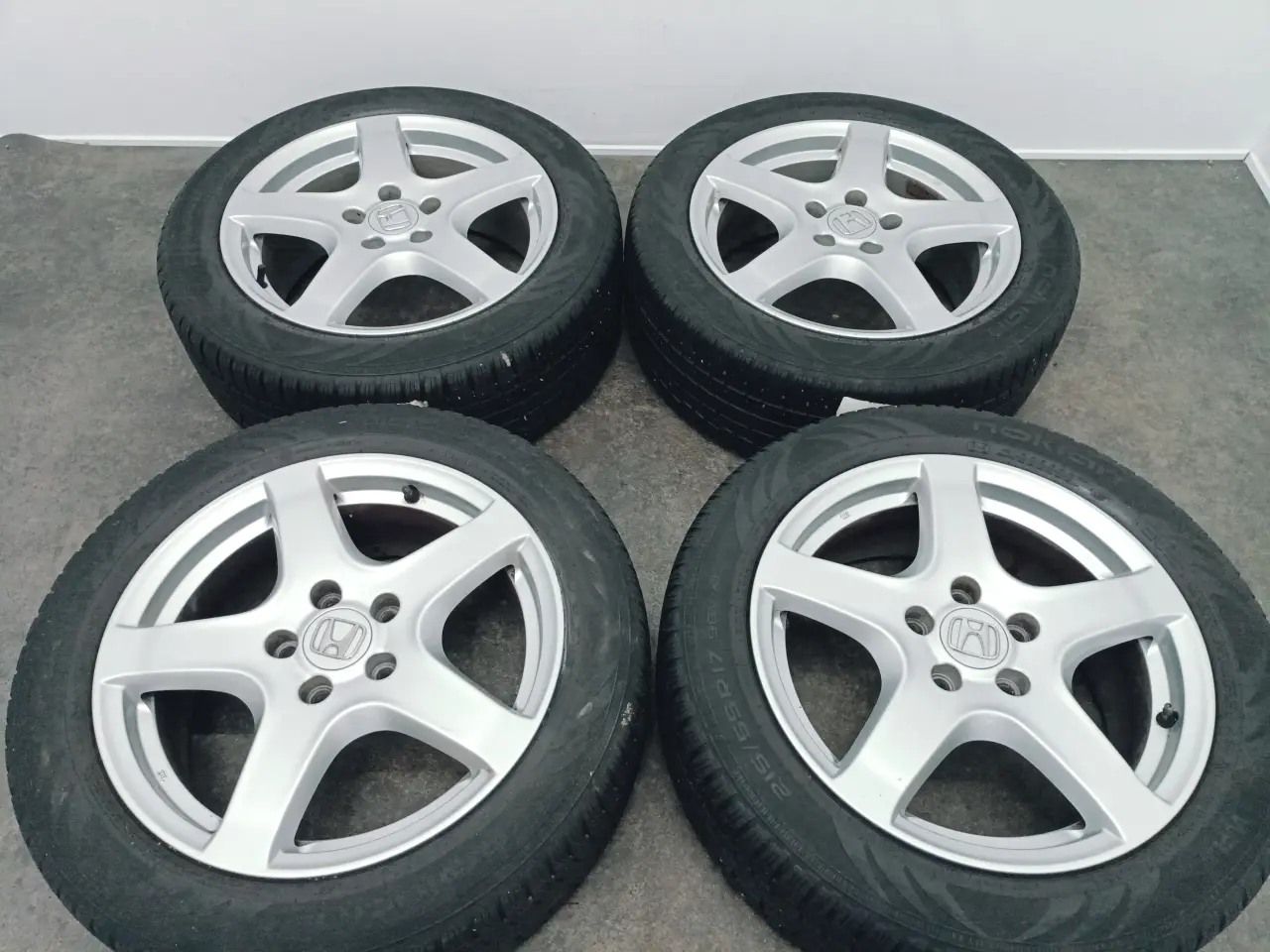 Billede 5 - 5x114,3 17" ET55 nav 64,1ø HONDA vintersæt