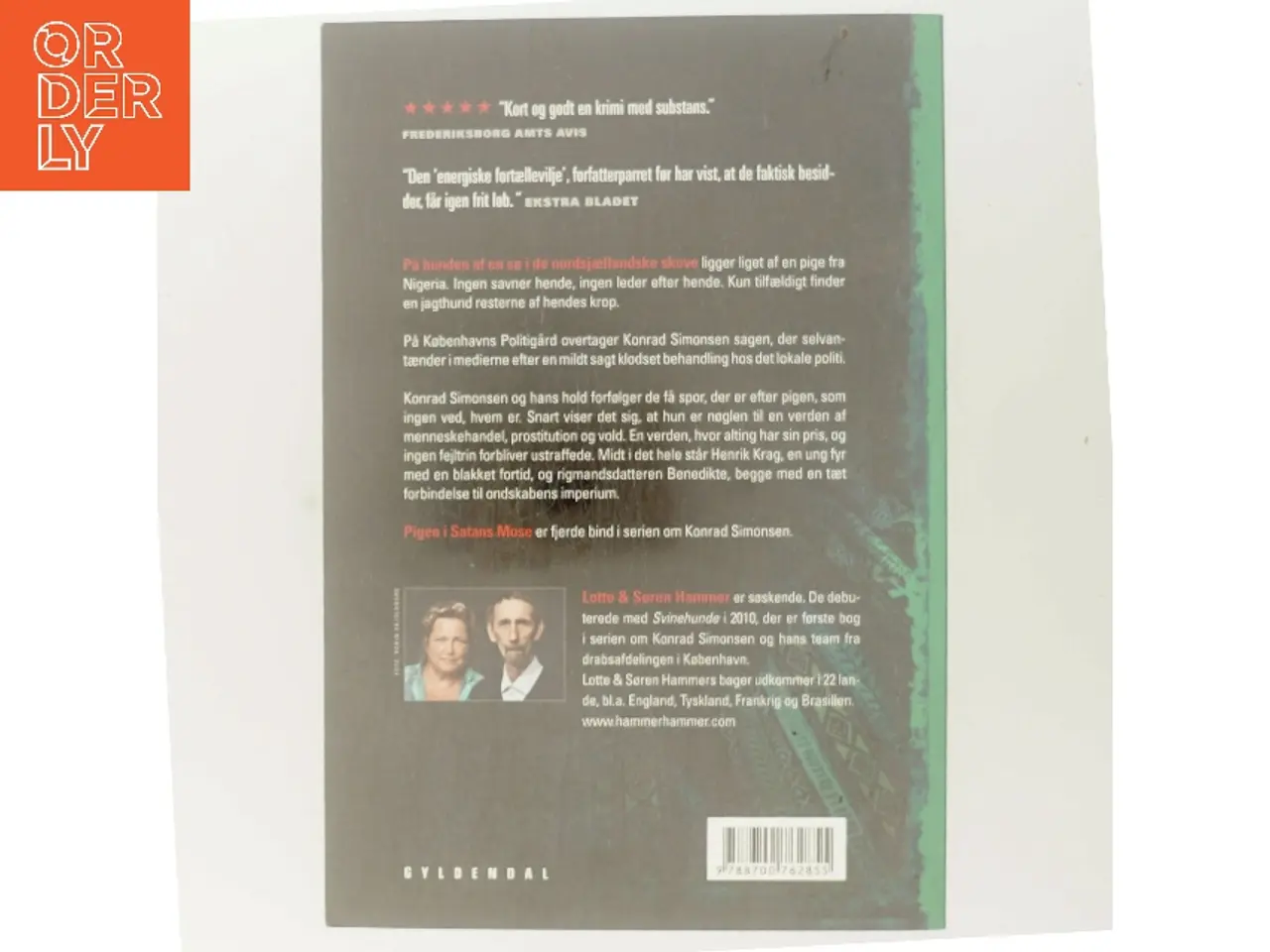 Billede 3 - Pigen i satans mose : kriminalroman af Lotte Hammer (Bog)