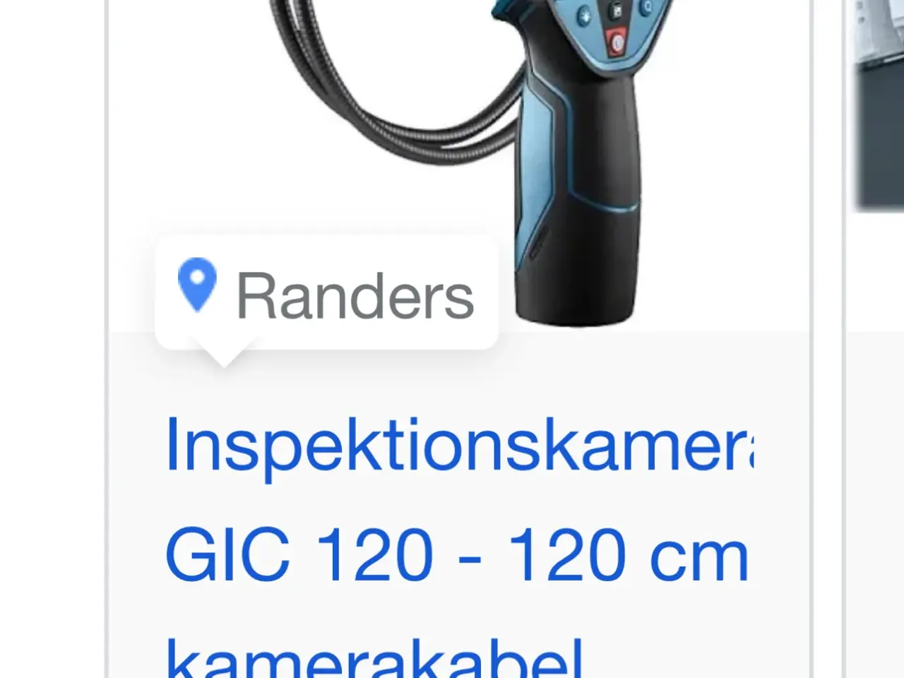 Billede 3 - BOSCH inspektionskamera NYT