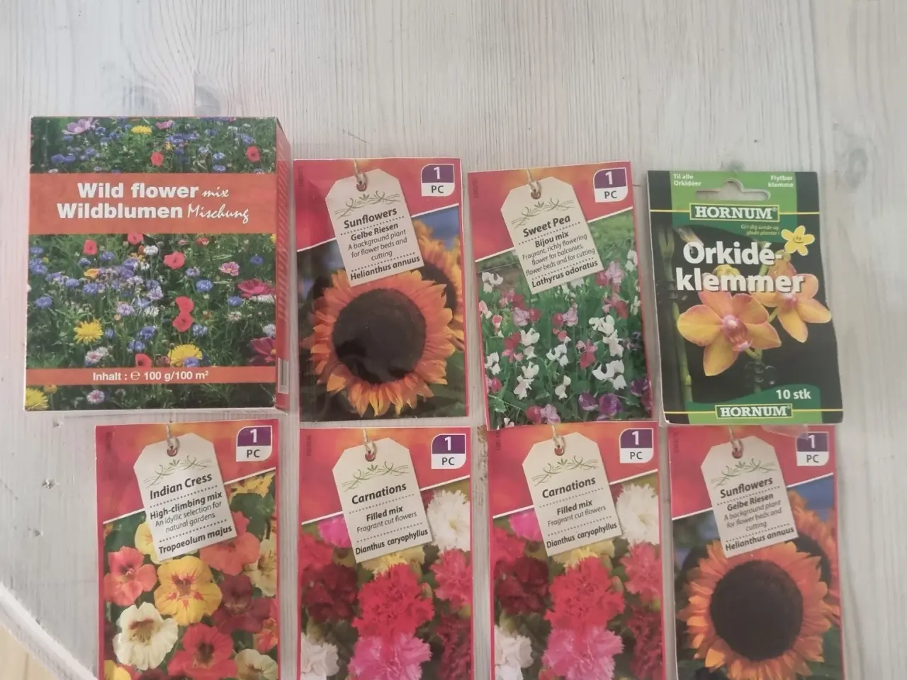 Billede 8 - Frø grøntsager og lidt blomster frø ca 90 uåbnet