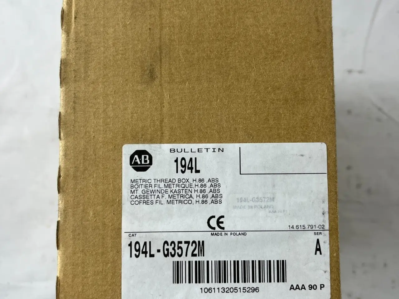 Billede 2 - Allen-Bradley 194L-G3572M ABS Metric kabinet for