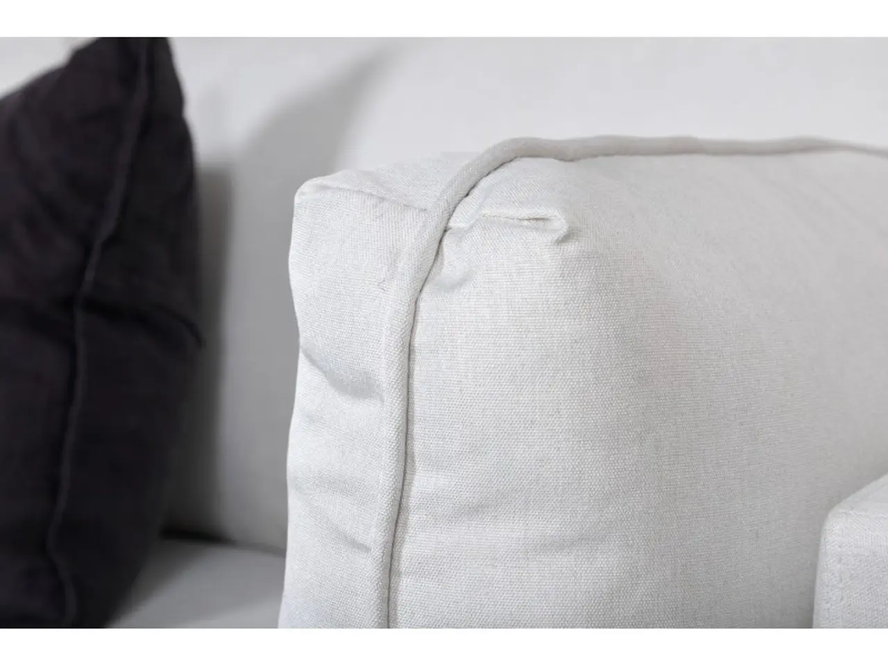 Billede 14 - Boom 3 personers Sofa - Sort og Lys beige