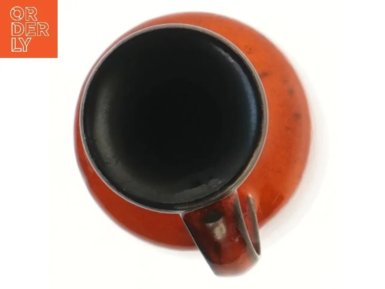 Billede 2 - Keramikvase med hank (str. 13x9 cm)