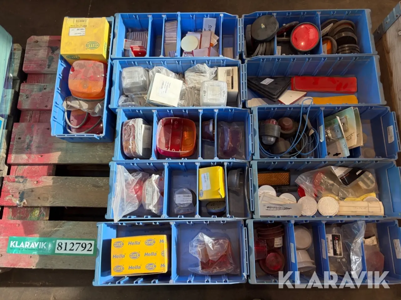 Billede 1 - Blandet lygteglas - 11 kasser