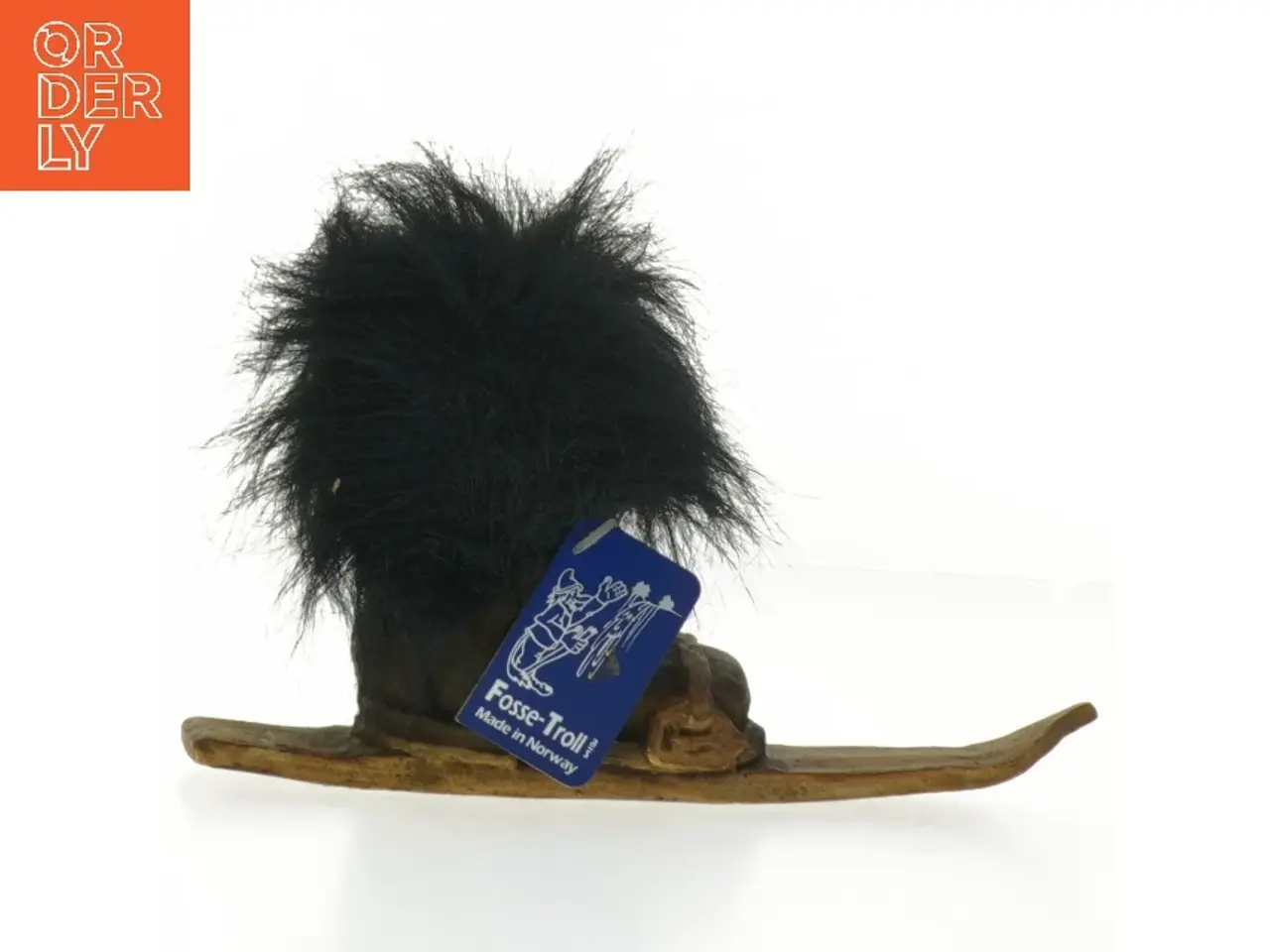 Billede 3 - Fosse-Troll på ski figur fra Fosse-troll (str. 19x10 cm)