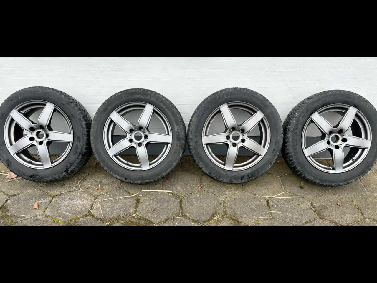 Billede 1 - Vinterdæk på alufælge - GIV ET BUD