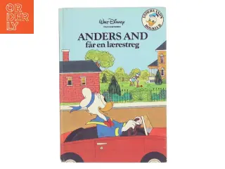 Anders And får en lærestreg af Walt Disney (Bog)