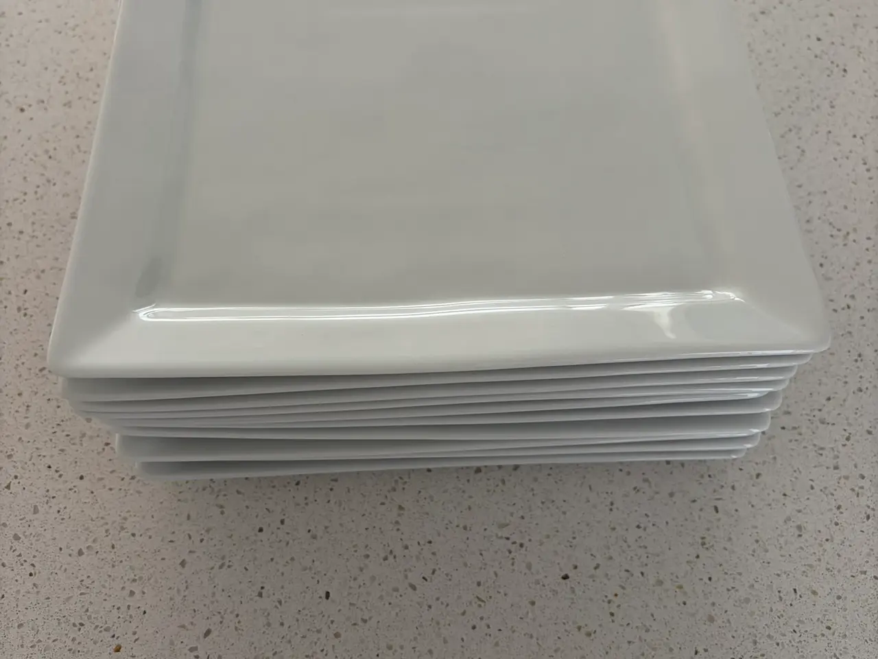 Billede 1 - 10 stk Pillivuyt firkantede tallerkener 26 x 26 CM