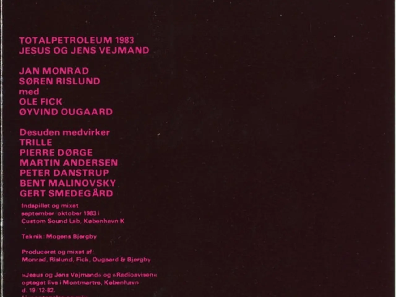 Billede 3 - Monrad & Rislund With… – Jesus Og Jens… – CD