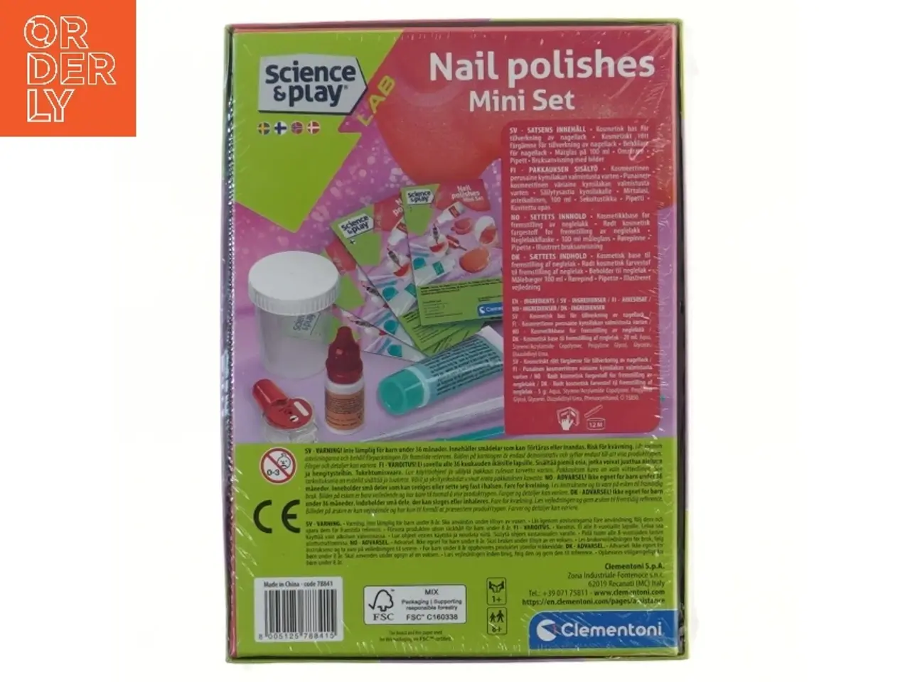 Billede 2 - Science & Play neglelak sæt fra Clementoni (str. 21x15 cm)
