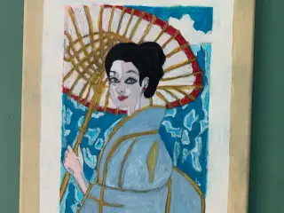 Kvinde med parasol.